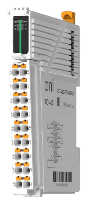 IOD 430 Модуль аналогового вывода 4 сигнала напряжения ONI